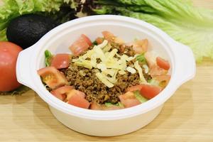 トマトタコライス tamoto taco rice