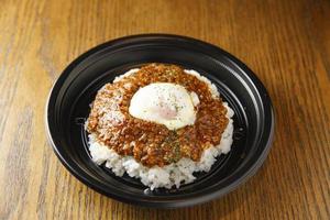 ごろごろミンチのキーマカレー