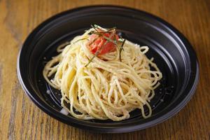 明太クリームパスタ