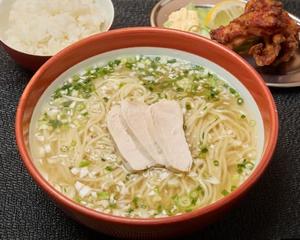 鶏出汁ラーメン(ライス唐揚げセット)