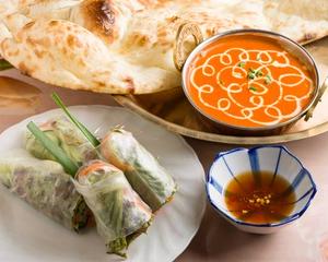 セットN(バターチキンカレーナン生春巻き) Set N