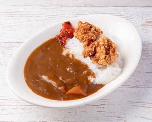 唐揚げビーフカレー