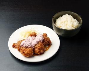 【たっぷり肉汁と甘酢ダレのコンビ】唐揚げ南蛮ダレ定食 5個