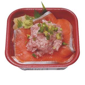 丼丸 サーモンネギトロ丼