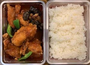 鶏肉甘酢炒め弁当