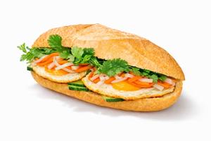 玉子焼きバインミー ・Fried Egg Banh Mi ・Bnh m trng
