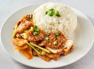豚バラレモングラス炒めご飯