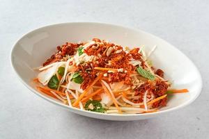 ベトナム風ビーフジャーキーパパイヤサラダ Jerky & Papaya salad