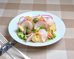 仙台名物 三角揚げのパンツァネッラ風サラダ