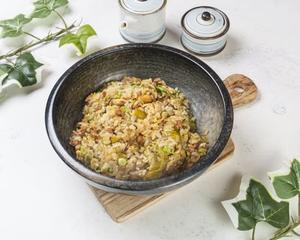 納豆と高菜のチャーハン