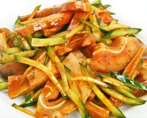 辛味ダレの豚耳和え Spicy Pork Ear Salad 油拌猪耳