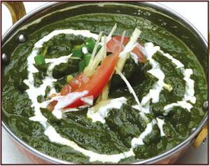 {163} サグチキンカレー Saag ＆ Chicken Curry