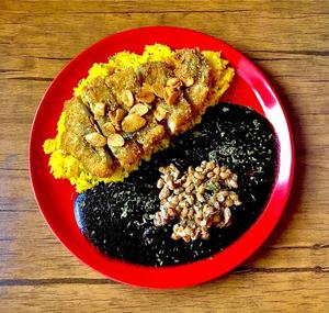 三元豚ロースカツ納豆ガーリックカレー ルウ