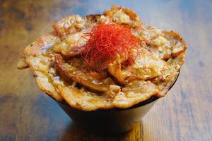 十勝塩だれ豚丼 大盛(200g)Tokachi salt sauce pork bowl (200g)