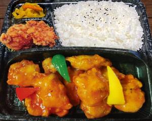 酢豚唐揚げ弁当