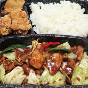 回鍋肉唐揚弁当