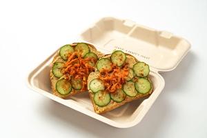 Homemade Hummus toast set / 自家製フムストースト