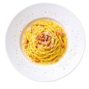 濃厚ベーコンクリームパスタ