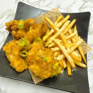 韓国風激辛マヨチキン＆シーズニングポテト