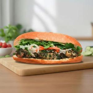 【NEW】バジルチキンバインミー | Basil Chicken