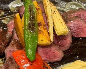 無農薬野菜と肉牛ミスジステーキ 200グラム