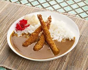 海老フライカレー
