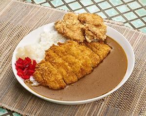ロース&唐揚げカレー