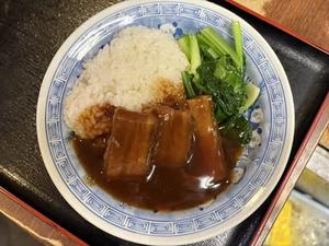 豚肉煮込みご飯