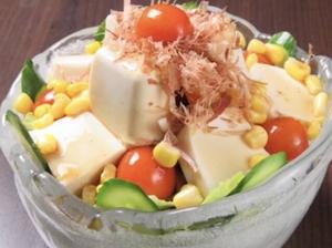 ぷりぷり豆腐サラダ
