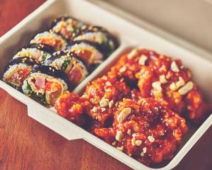 ペダルキンパ&チキン弁当