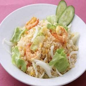 エビレタスチャーハン Shrimp Lettuce Fried Rice