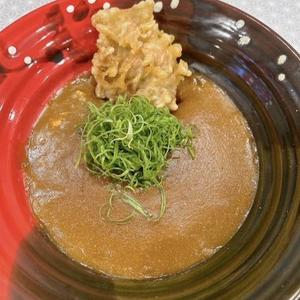 鶏天(1個)カレーうどん(小ライス付き)
