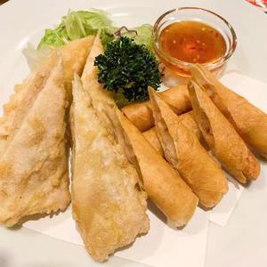 エビ春巻2本と中華春巻2本セット