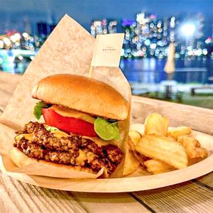ダブルチーズバーガー  フレンチフライ付き