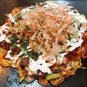 牛すじねぎ天 Beef Sinew ＆ Spring Onion Okonomiyaki
