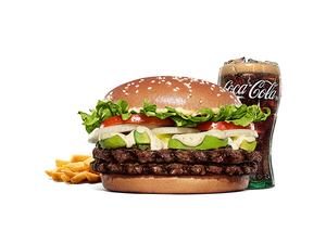 バーガーキング ダブルクリーミーマヨ アボカドワッパーセット