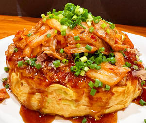 スタミナ豚キムチ玉焼き