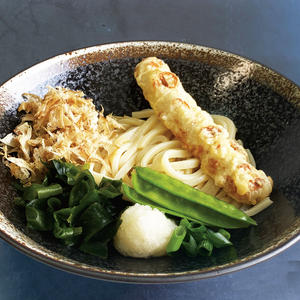 亀一特製 大きなちくわ天！！ぶっかけうどん