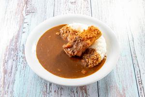 煮豚カツカレー