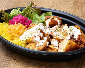 サラダ＆チキンオーバーライス Salad Chicken Over Rice