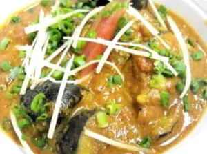 80ナスとチキンのカレー【BAIGAIN CHICKEN】