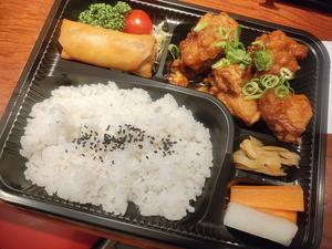 甘酢唐揚弁当
