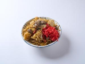 うま肉入り塩焼きそば