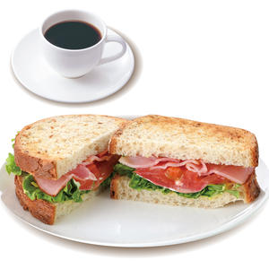 上島珈琲店 B・L・Tサンド セット(ラージサイズドリンク付き)