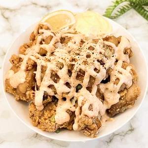 メガ盛り明太子マヨからあげ丼