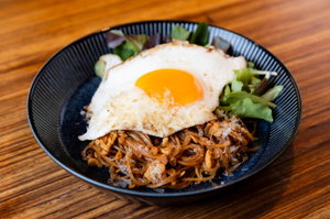 焼き麺‐無農薬玄米麺使用‐