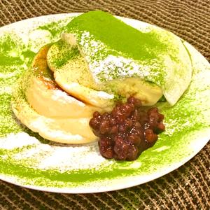 高級宇治抹茶パンケーキ
