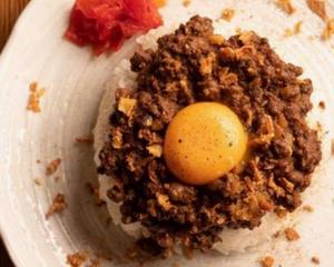 桜ドライキーマカレー