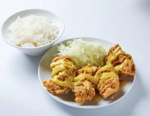 ハニーマスタードチキン定食