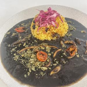 イカ墨薬膳カレー